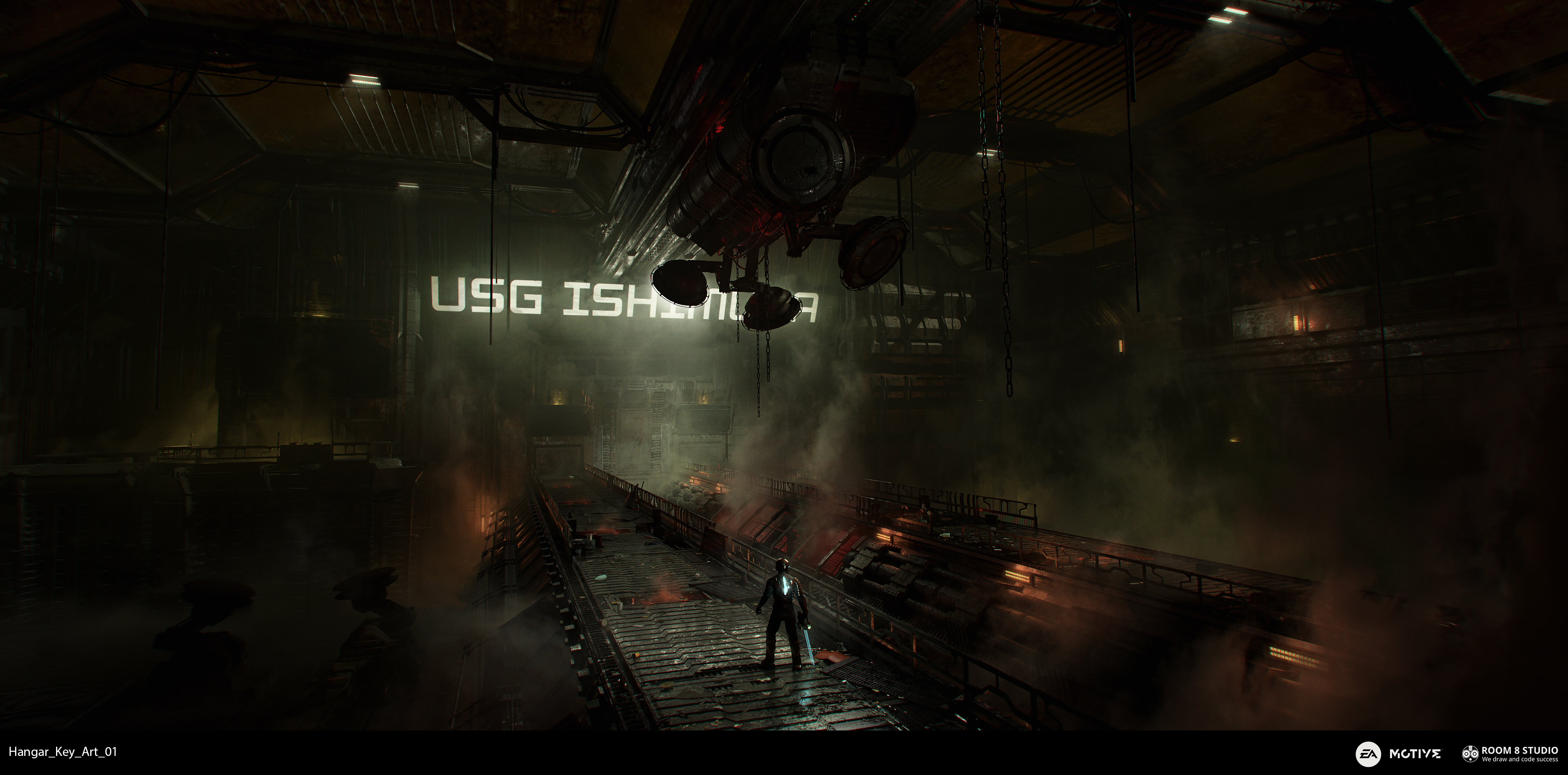 Dead Space Remake hangar key art