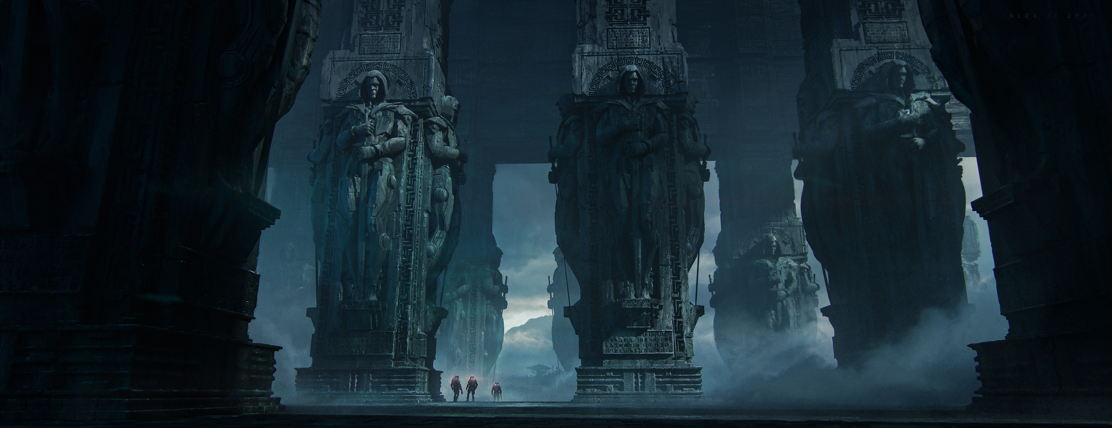 Some environment concept. Concept Art by Alex Pi 1