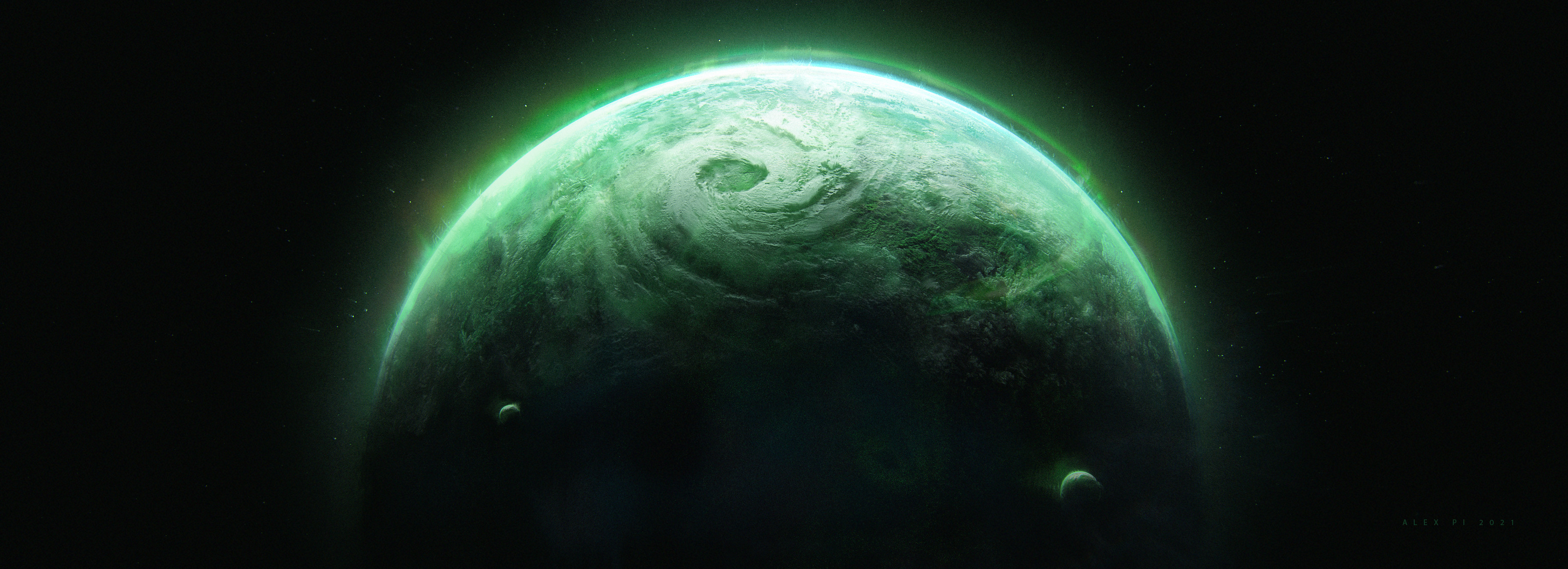 Some planets concept. Concept Art by Alex Pi 4
